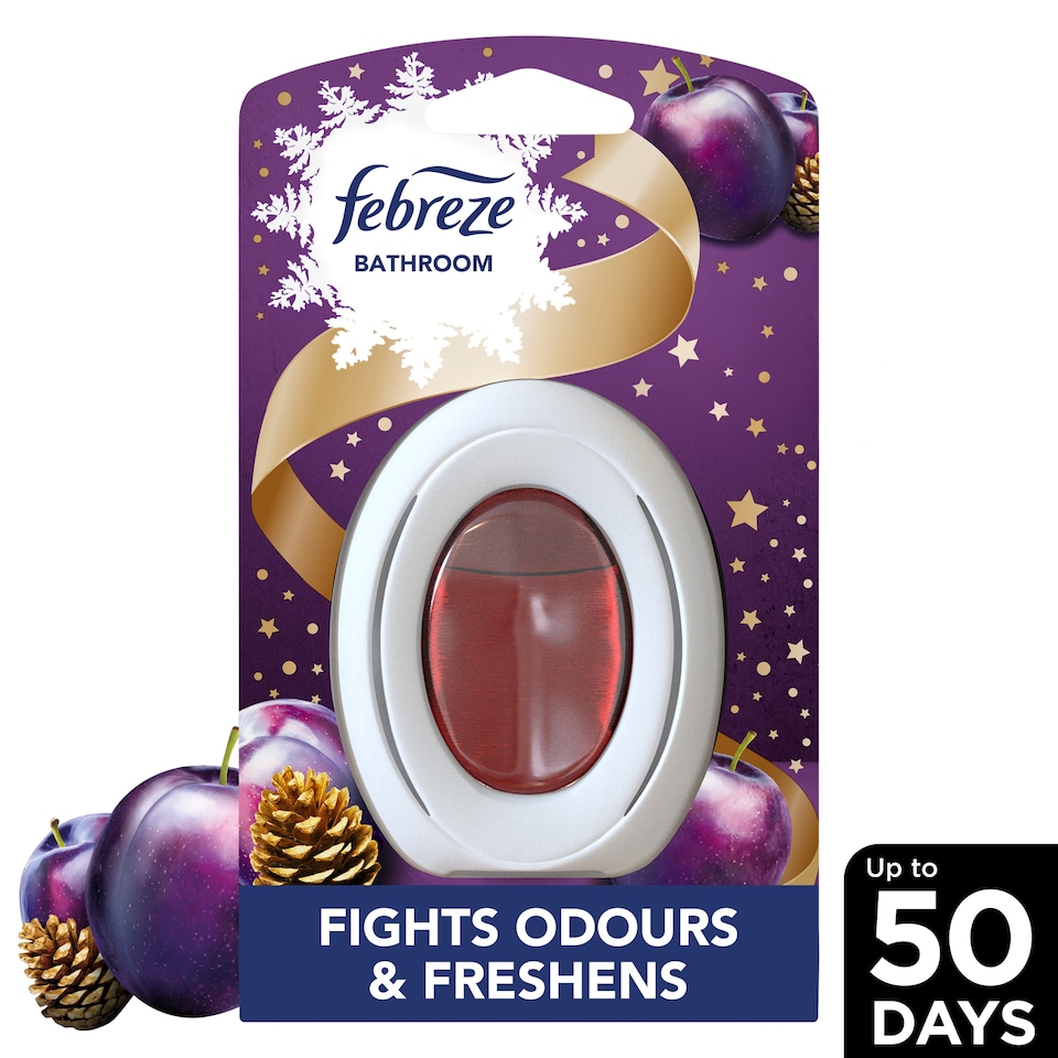 image 1 of Febreze Bathroom Limited Edition Air Freshener Sugarplum Delight 7.5ml