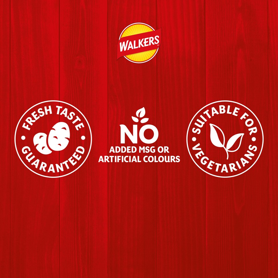 image 1 of Walkers Cheese & Onion Grab Bag Crisps 32.5g