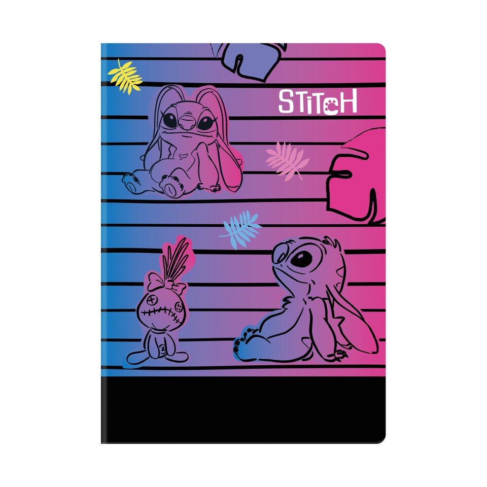 image 1 of Disney Stitch zošit A5 linajkový s okrajom 60 listov