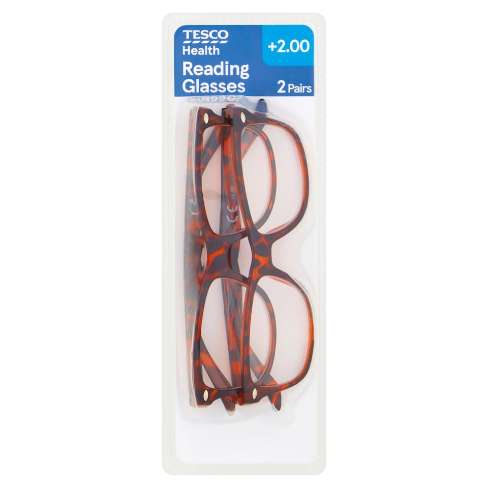 image 1 of Tesco Health Reading Glasses Twin Pack 2.0
