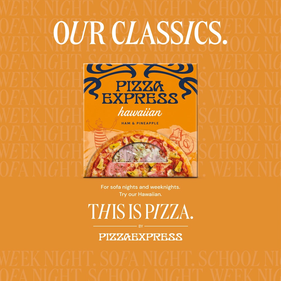 image 1 of Pizza Express Hawaiian Ham & Pineapple Pizza 267g