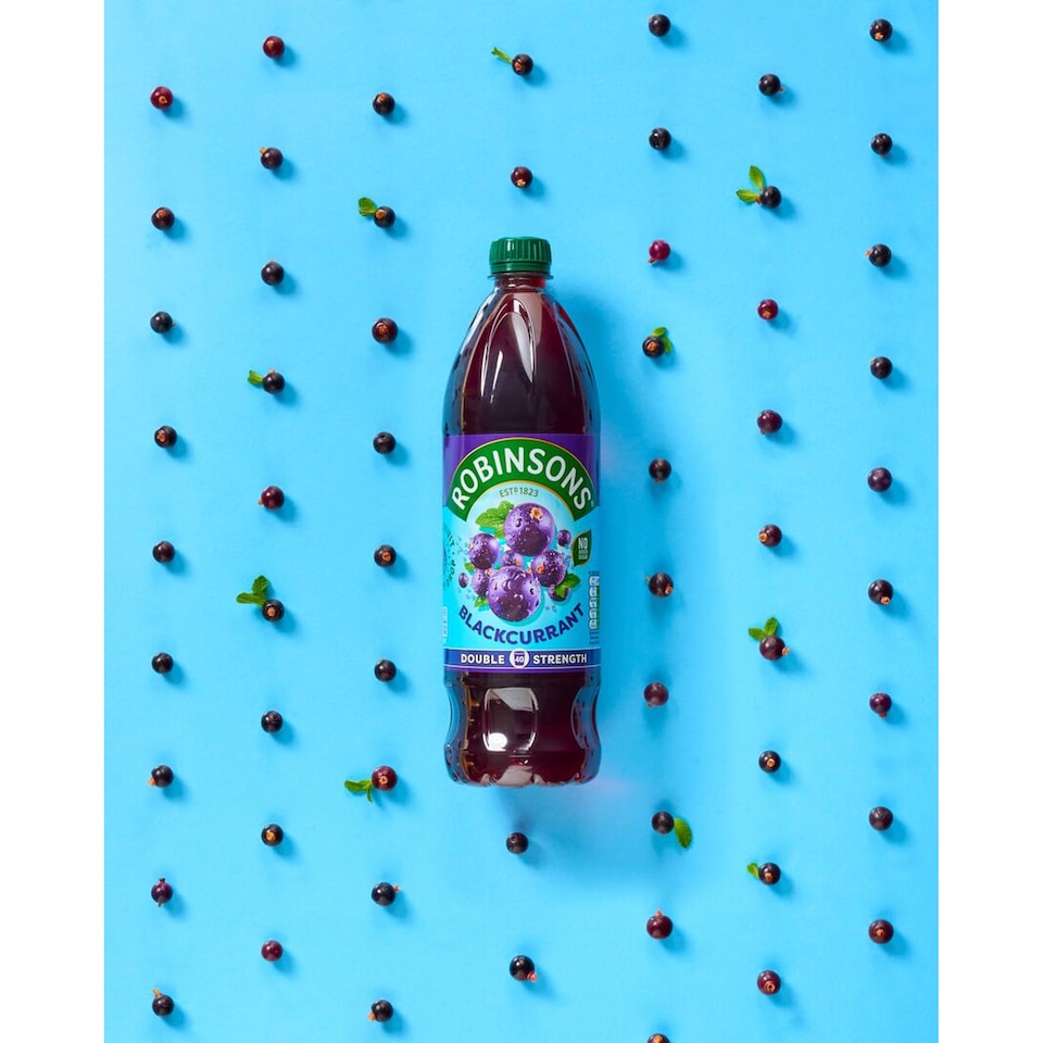 image 1 of Robinsons Double Strength Blackcurrant No Added Sugar Squash 1L