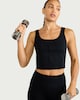 image 1 of F&F Active ULTRAMOVE Cropped Vest in Black