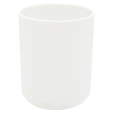 F&F Home White Plastic Bathroom Tumbler Cup