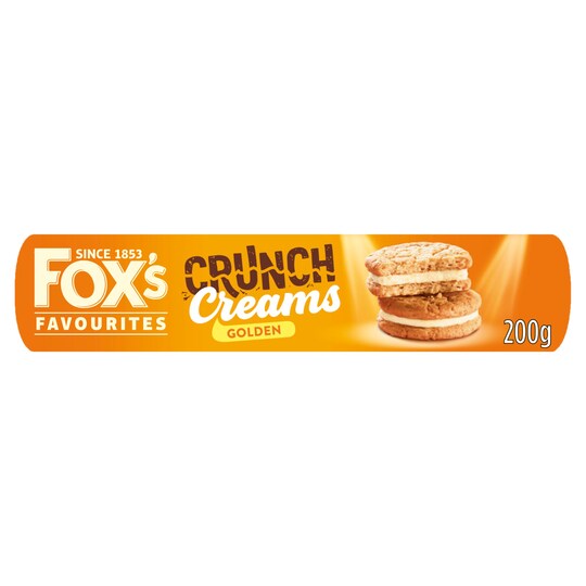 Fox's Golden Crunch Creams Biscuit 200G Tesco Groceries