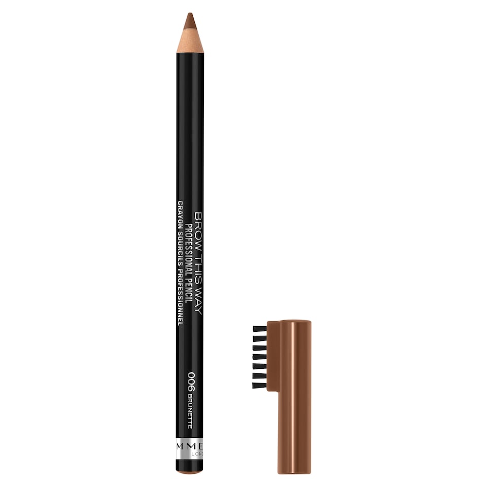 image 1 of Rimmel Brow This Way Professional Pencil 006 Brunette1.4G