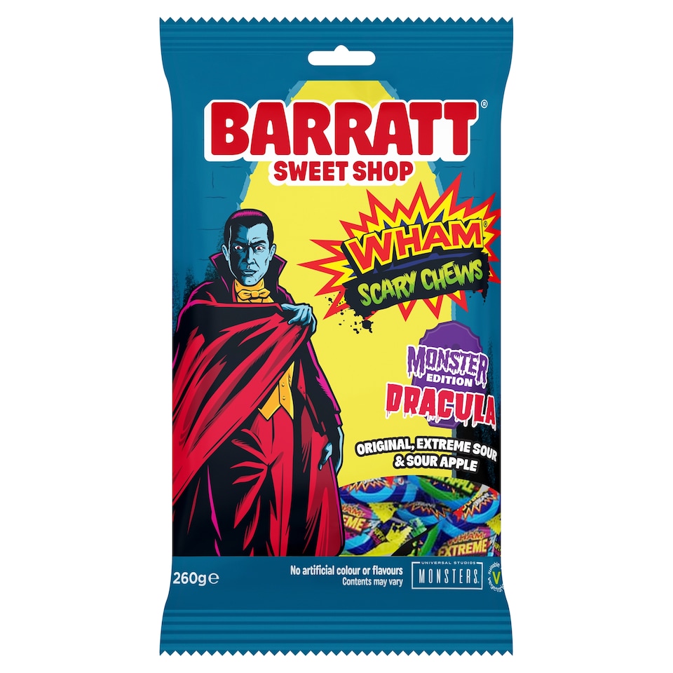 Barratt Wham Scary Chews 260G