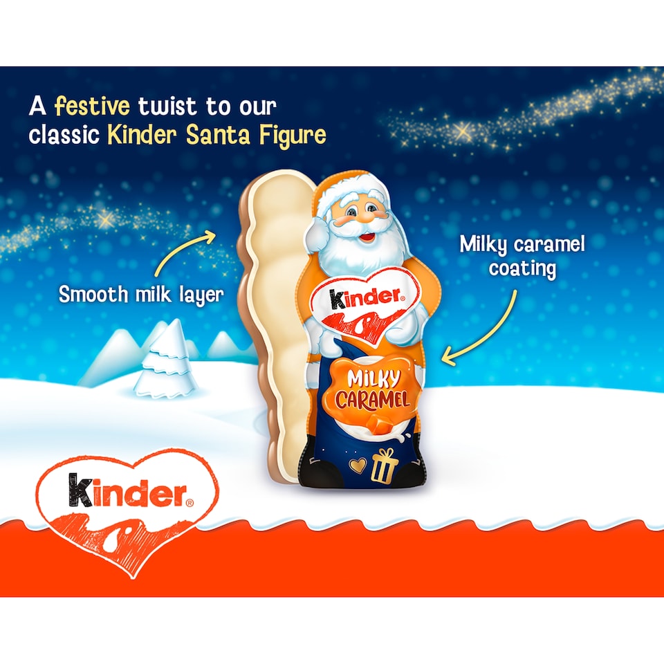image 1 of Kinder Santa claus milky caramel 110 g