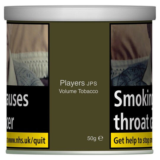 Players Volume Tobacco 50G Tesco Groceries