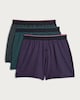 image 1 of F&F 3-Pack Pure Cotton Polka Dot Boxers  in Multi
