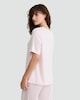 image 3 of F&F Scoop Neck Short Sleeved Pyjama Top in Pink