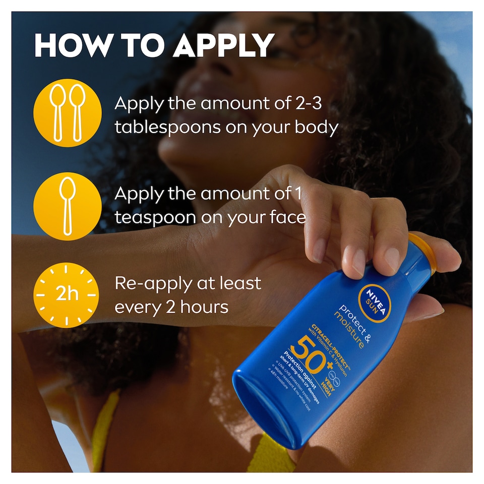 image 1 of Nivea Sun Lotion Travel Size Spf50+ 100Ml