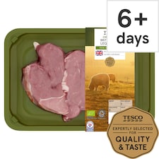 Tesco Organic British Lamb Leg Steaks 300G