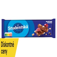 ORION Študentská pečať Mliečna čokoláda s arašidmi, hrozienkami a želé 90 g
