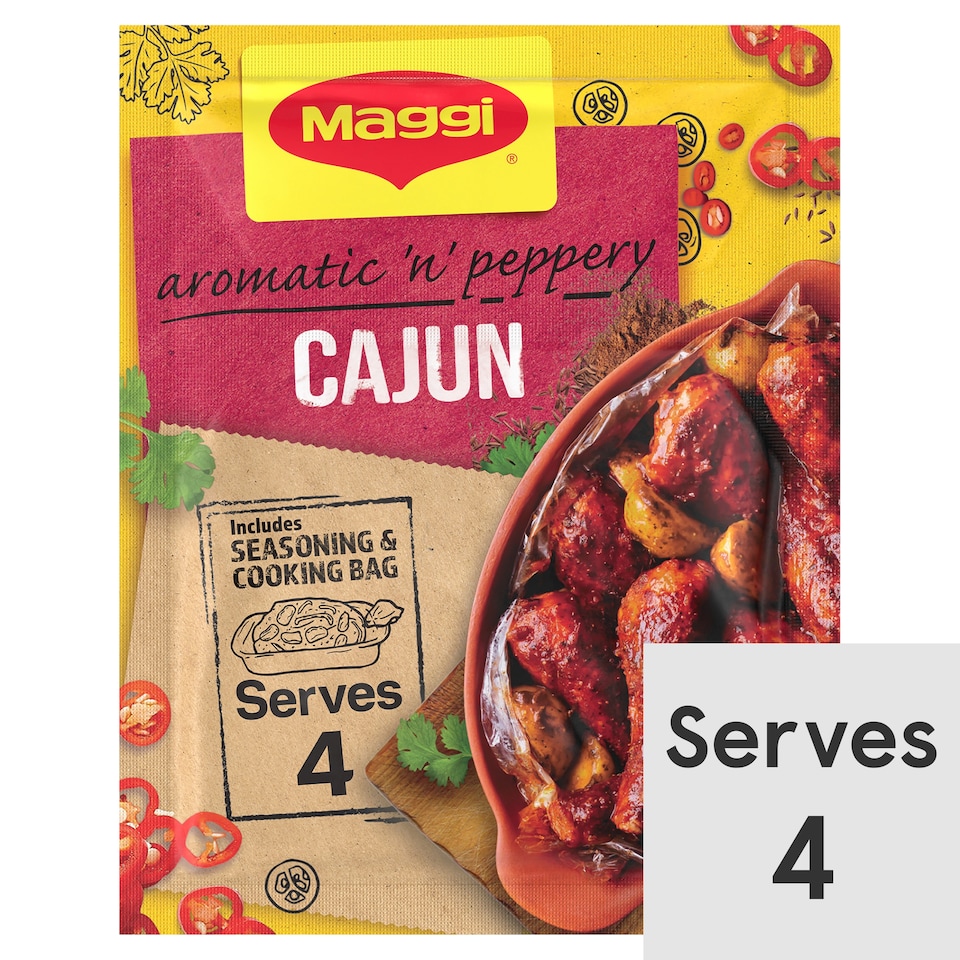 image 1 of Maggi So Juicy Cajun Recipe Mix 38g