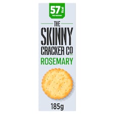 The Skinny Cracker Co Rosemary Crackers 185G