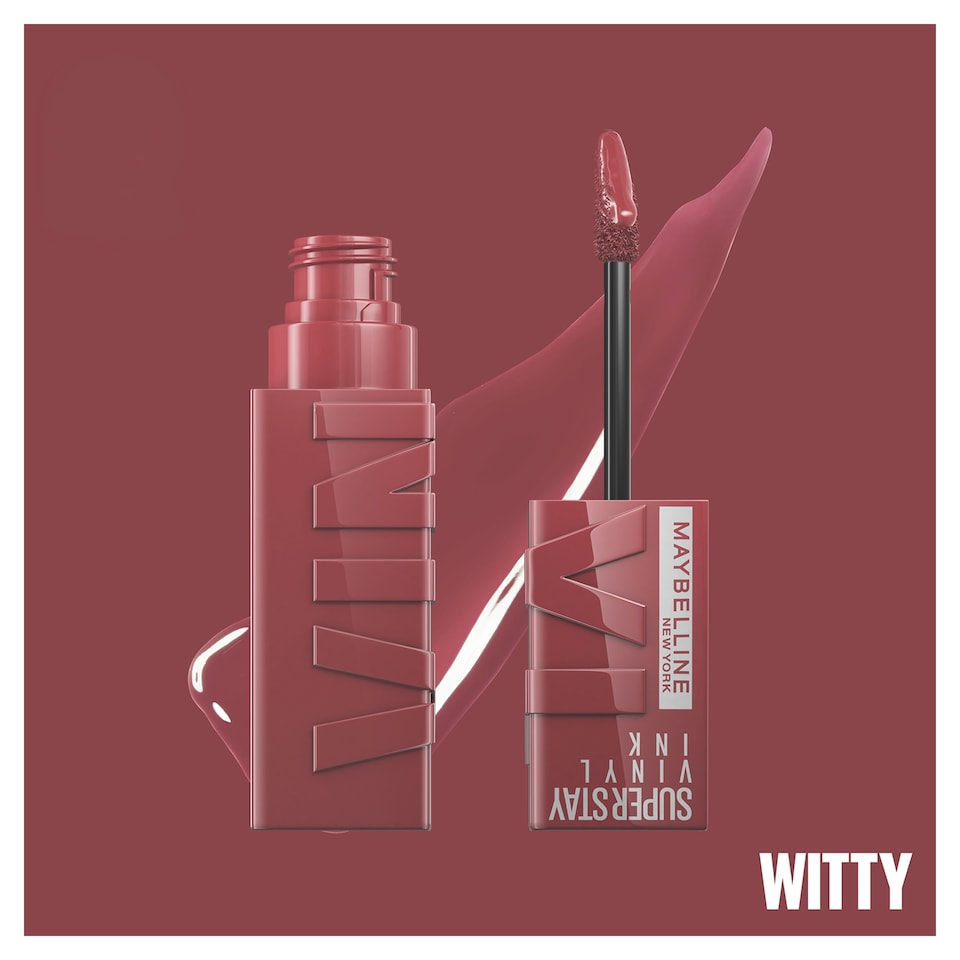 image 1 of Maybelline Superstay Vinyl Ink No 40 Witty