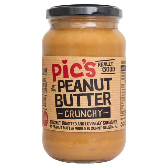 Pic's Peanut Butter Crunchy 380G Tesco Groceries