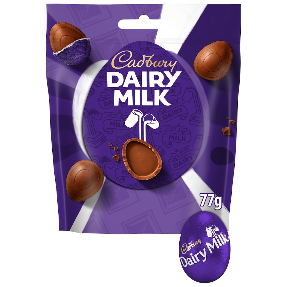 Cadbury Dairy Milk Mini Eggs Chocolate Eggs 77g