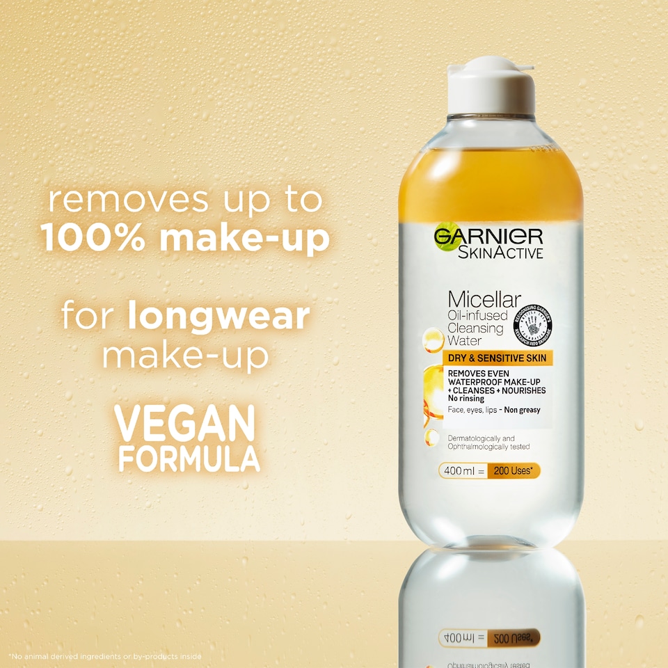 image 1 of Garnier Micellar Water Oil Infused 400Ml