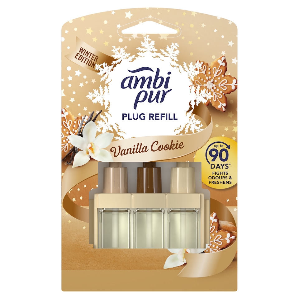 Ambi Pur 3Volution Air Freshener Plug In Refill Vanilla Cookie  20 ML,