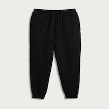 F&F Fleece Lounge Trousers in Black