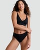 image 2 of F&F 2-Pack Contour High Leg Seamless Knickers in Black