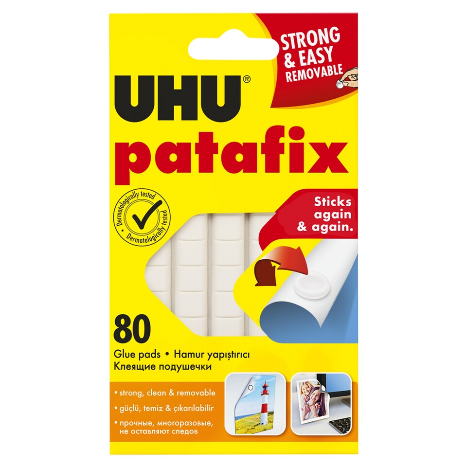 UHU Patafix fehér gyurmaragasztó 80 db