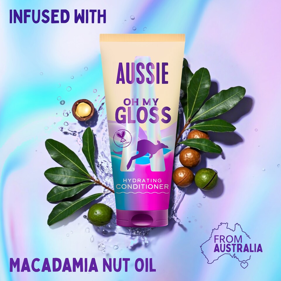 image 1 of Aussie Oh My Gloss Hydrating Conditioner 200ml