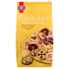 Hans Freitag Favorites Assortment of Biscuits Plain Chocolate, Mixed Fruit Preparation 400 g