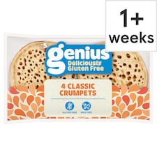 Genius Gluten Free Crumpets 4 pack
