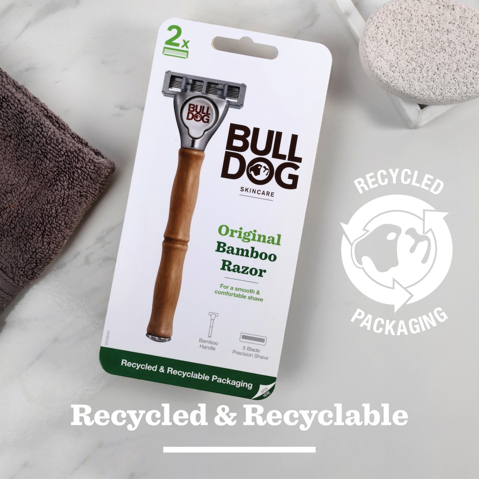 image 1 of Bulldog Skincare Original Bamboo Men’s Razor