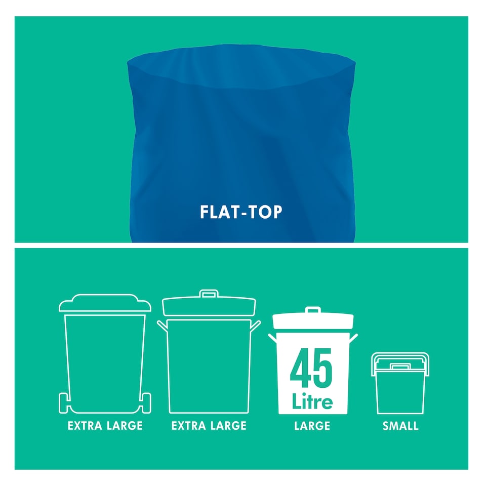 image 1 of Tesco 10 Extra Strong Diy Sacks 45L