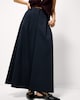 image 1 of F&F Wide Leg Culottes in Navy