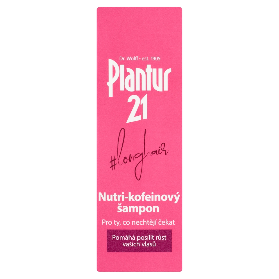Obrázek 1 pro produkt Plantur 21 Nutri-kofeinový šampon longhair 200ml