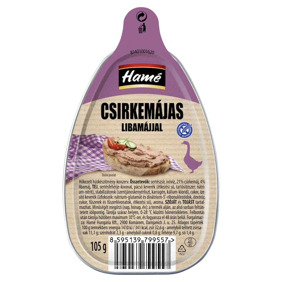 Hamé Chicken Liver Pate with Goose Liver 105 g