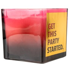 Candlelight Get This Party Started Square Candle 460G