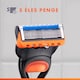 Gillette Fusion5 Férfi Borotva, 1 db Gillette 5 Pengés Borotva, Borotvabetétek, Precíziós Nyíró  3. kép