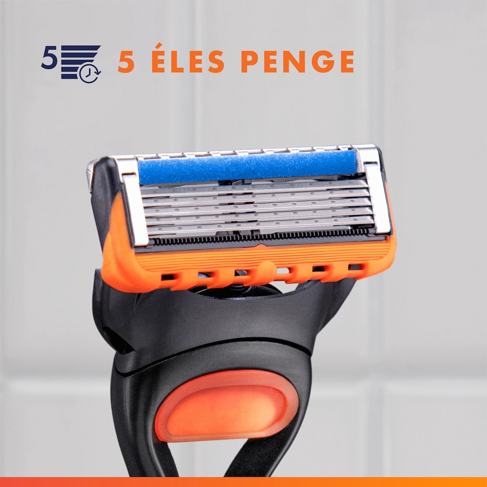 Gillette Fusion5 Férfi Borotva, 1 db Gillette 5 Pengés Borotva, Borotvabetétek, Precíziós Nyíró  1. kép