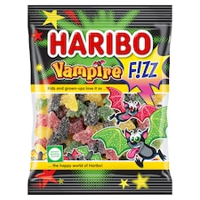 Haribo Vampire F!zz Fruit-Flavored Jelly with Licorice 175g