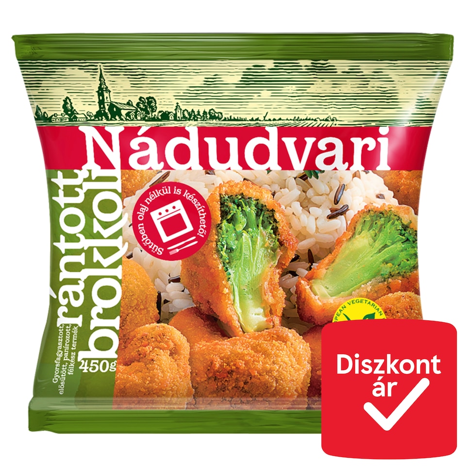 Nádudvari gyorsfagyasztott rántott brokkoli 450 g