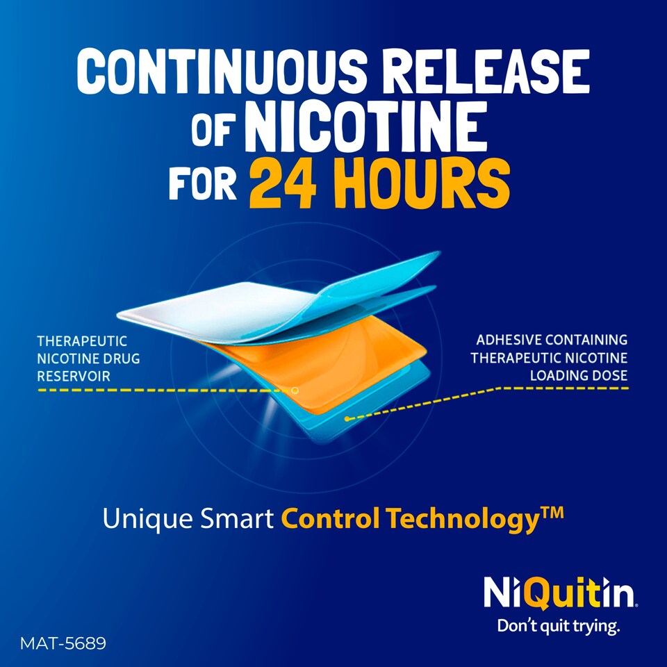 image 1 of Niquitin Pre-Quit Clear 21Mg Patches 7S