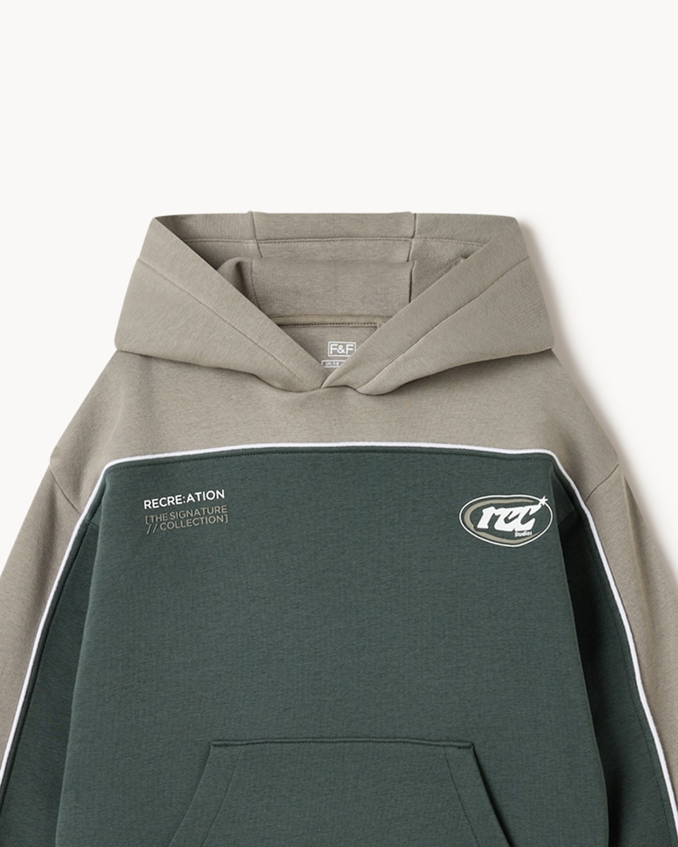 image 1 of F&F Boys Cotton Rich Hoodie and Joggers Set in Khaki