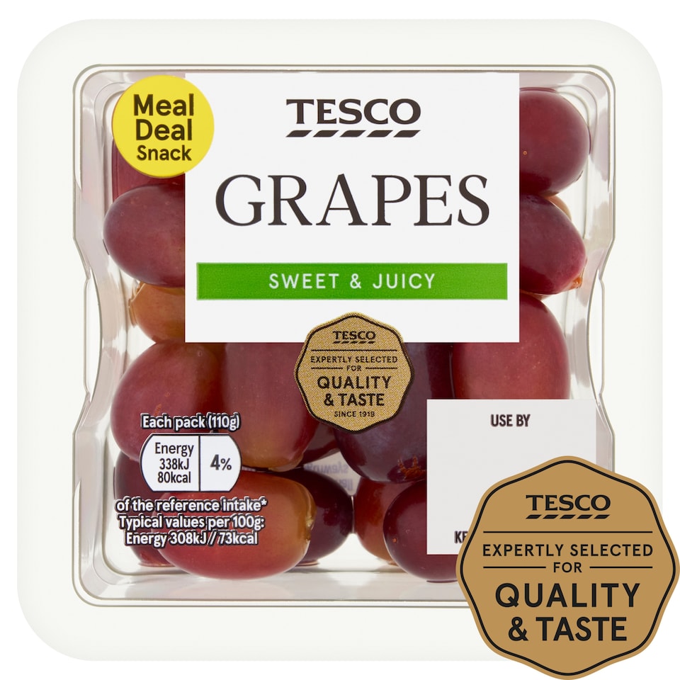 image 1 of Tesco Grapes 110G