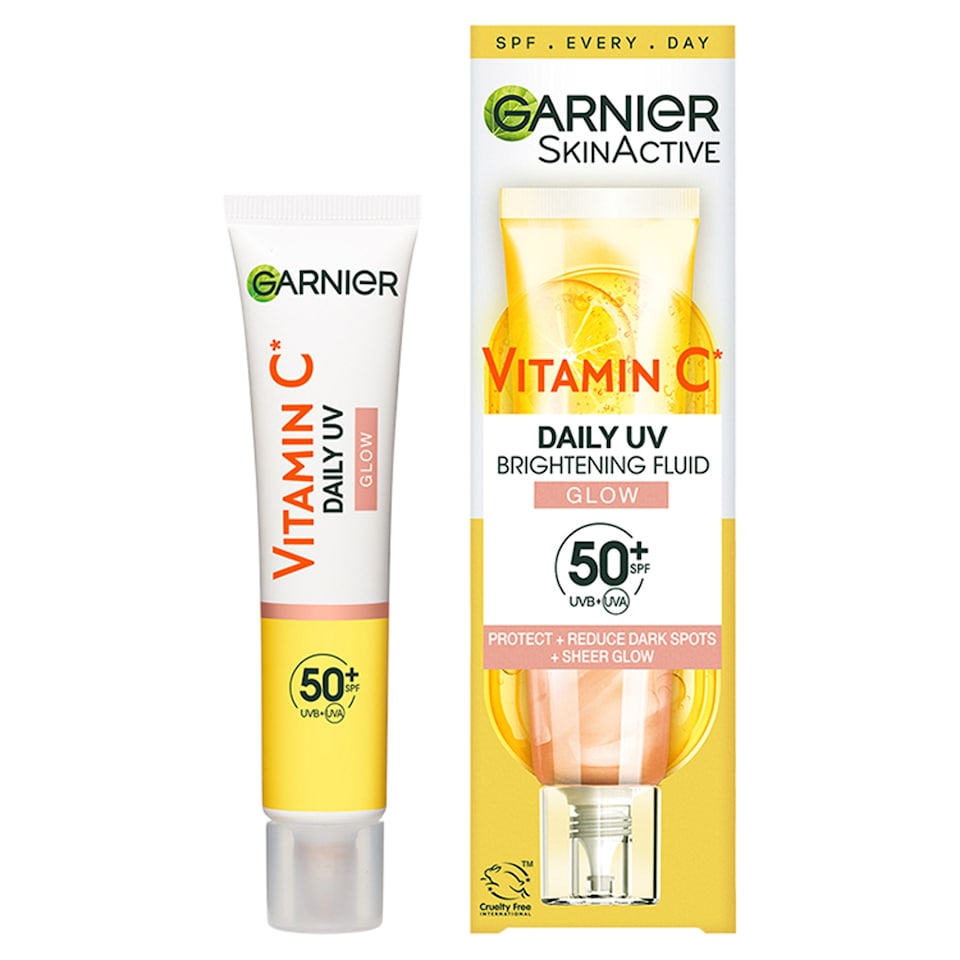 image 1 of Garnier Skinactive Vitamin C Daily UV Brightening Fluid SPF50 40ml