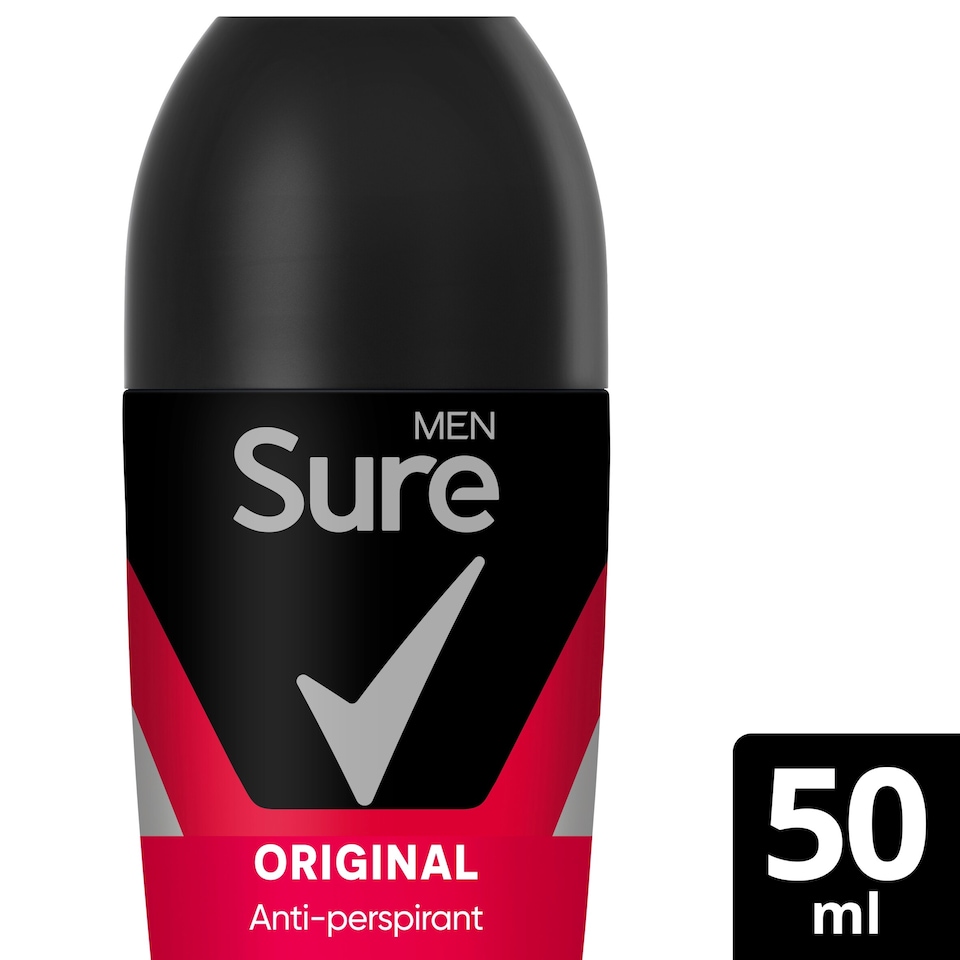 image 1 of Sure Men 48h Original Roll On Antiperspirant Deodorant 50ml
