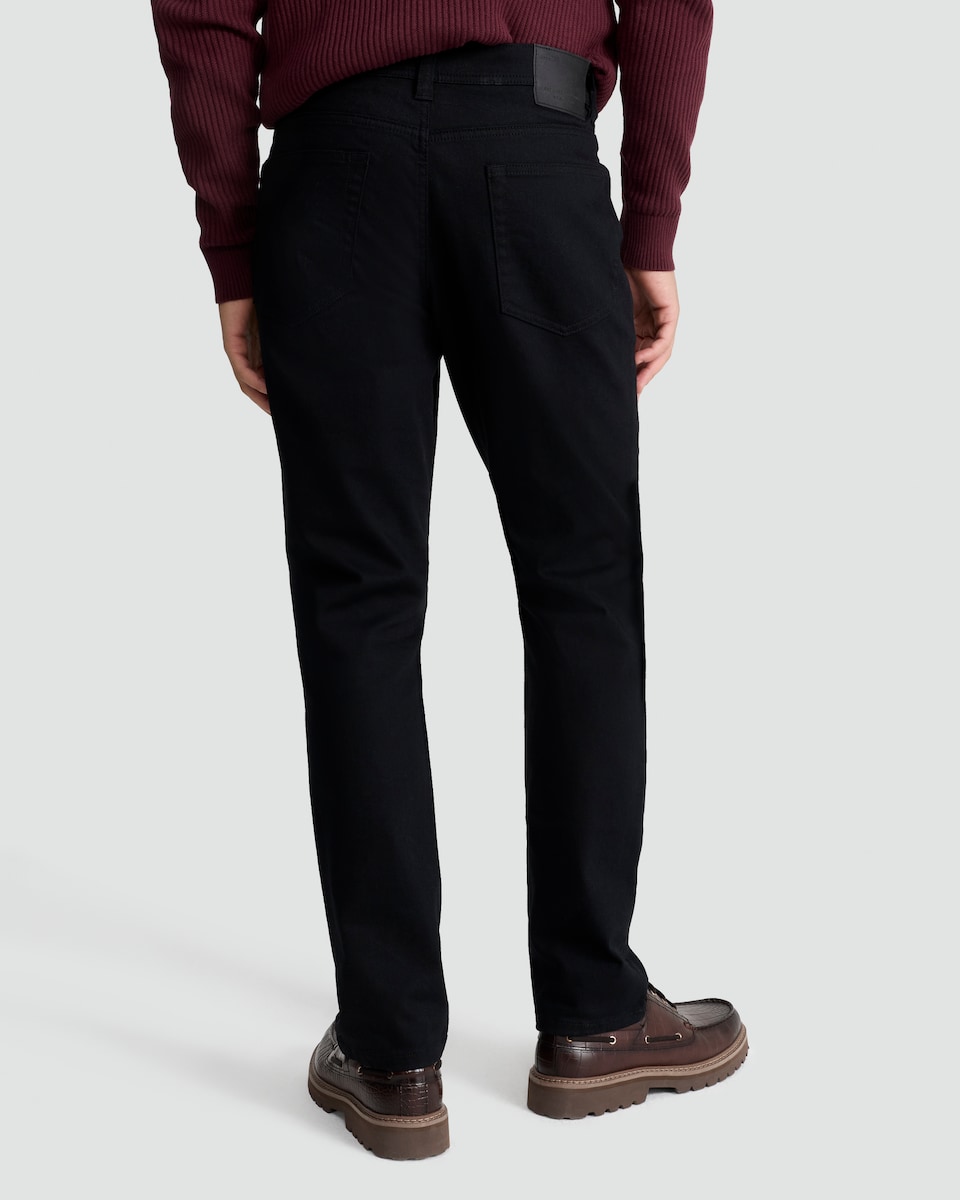 image 1 of F&F Cotton Rich Slim Fit Jeans in Black