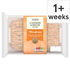 Tesco 2 Chicken & Bacon Slices 300g