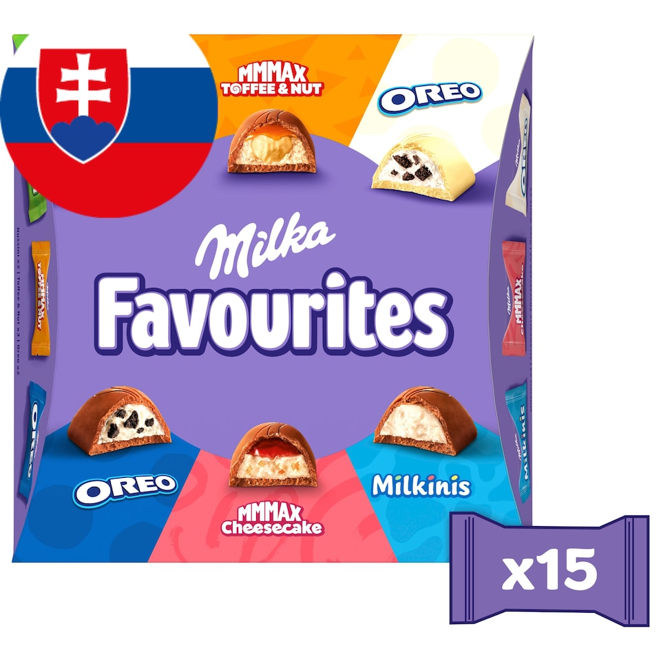 Milka Bonboniéra Favourites, mix praliniek 141 g