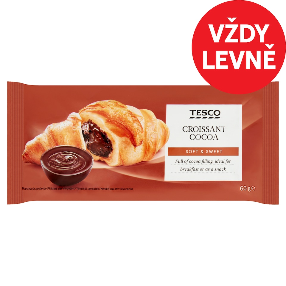 Tesco Croissant Cocoa 60g
